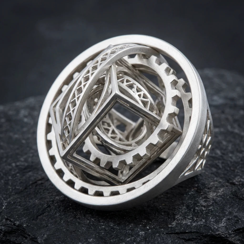 生物珊瑚分枝耳坠（925银）