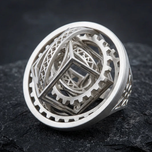 Bio-Coral Branching Drop Earrings (925 Silver)